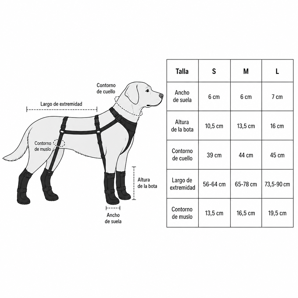 Botas Impermeables para Perros